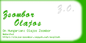 zsombor olajos business card